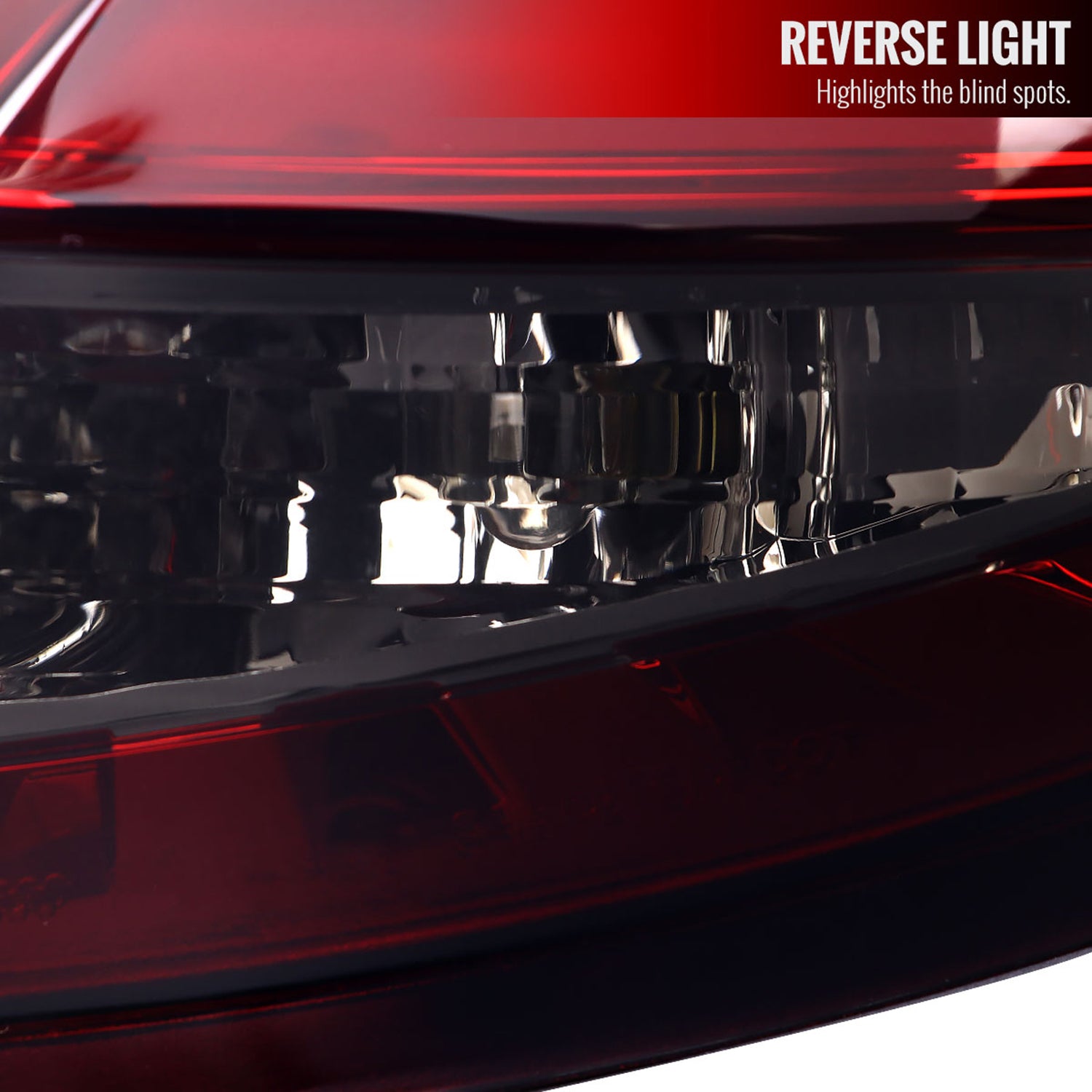 2014-2019 Ford Fiesta Hatchback LED Bar Tail Lights Chrome/Red Smoke Lens