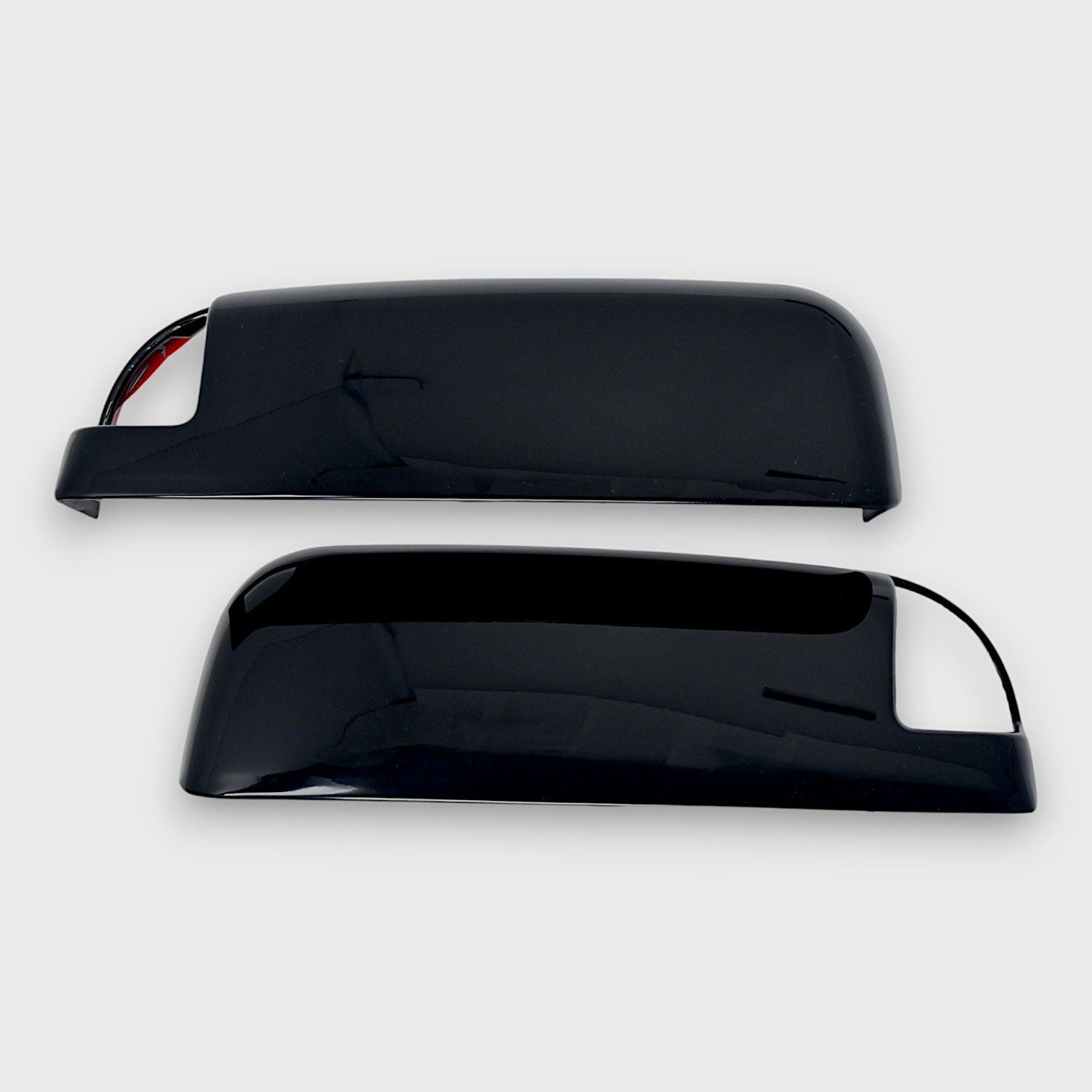 2010-2022 RAM RAM 2500/3500 Mirror Cover Caps Gloss Black 2Pcs ABS Plastic