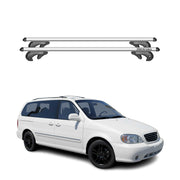 2002-2005 Kia Sedona Roof Rack Cross Bars Silver