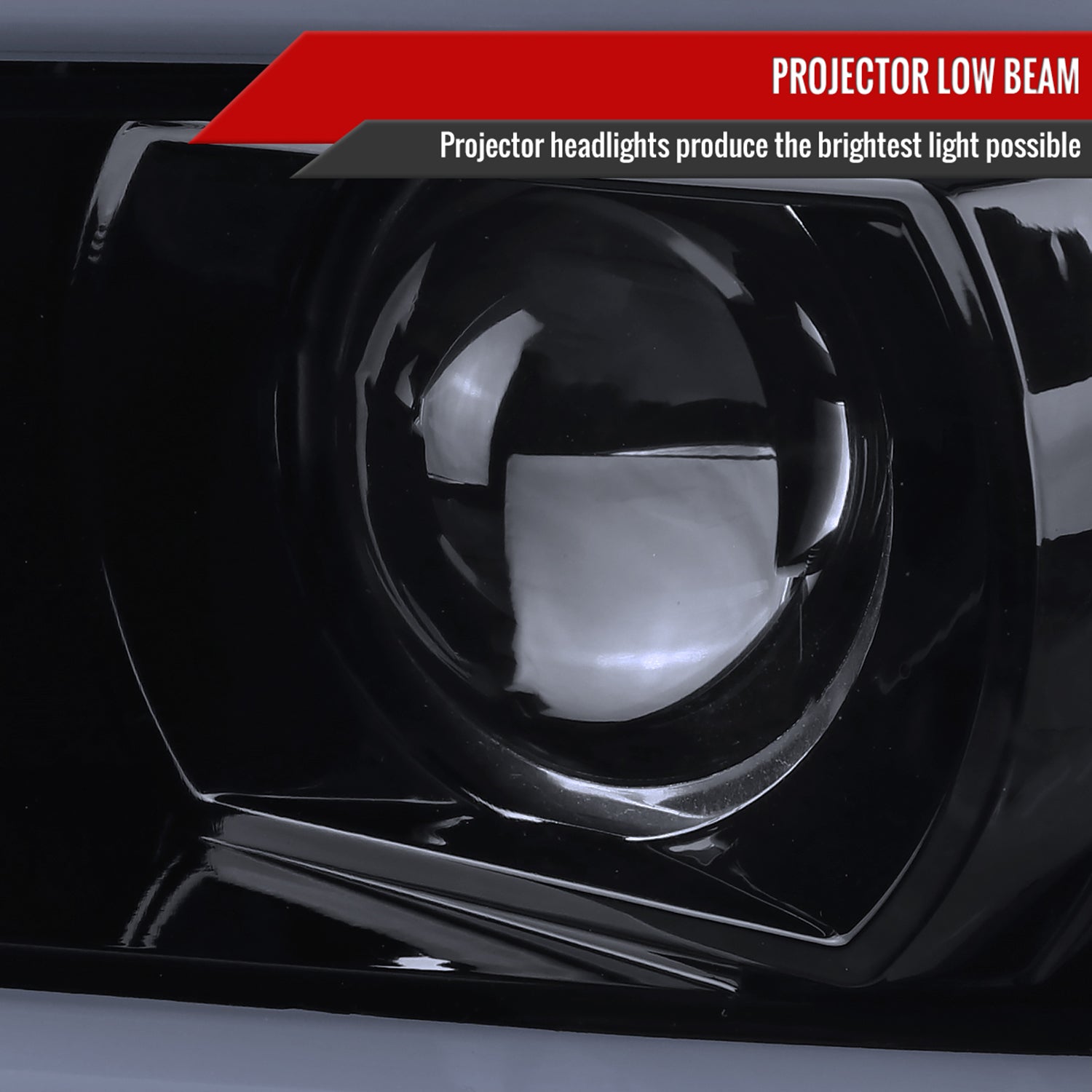 2007-2013 Toyota Tundra/ 2008-2017 Sequoia LED C-Bar Projector Headlights Smoke