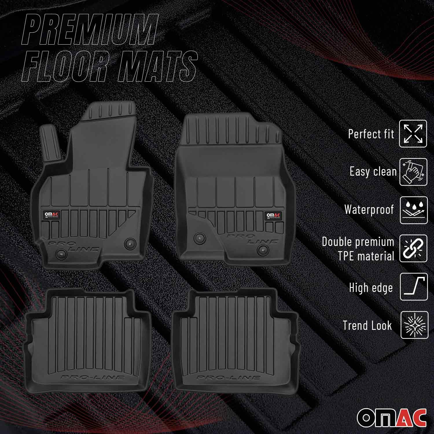 2013-2016 Mazda CX-5 Premium Floor Mats Liners Full Set All Weather Heavy Duty
