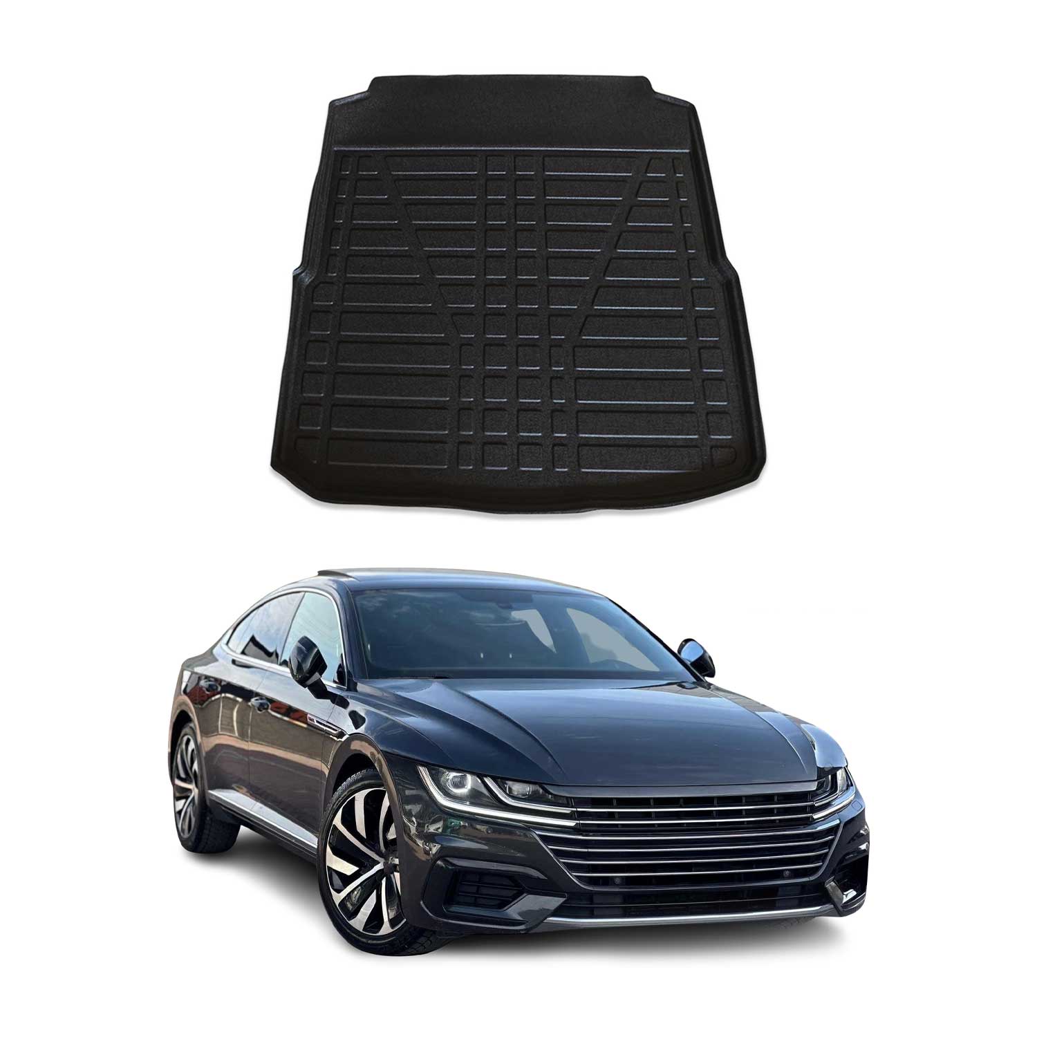 2019-2023 VW Arteon Cargo Liner Trunk Mat All Weather Black