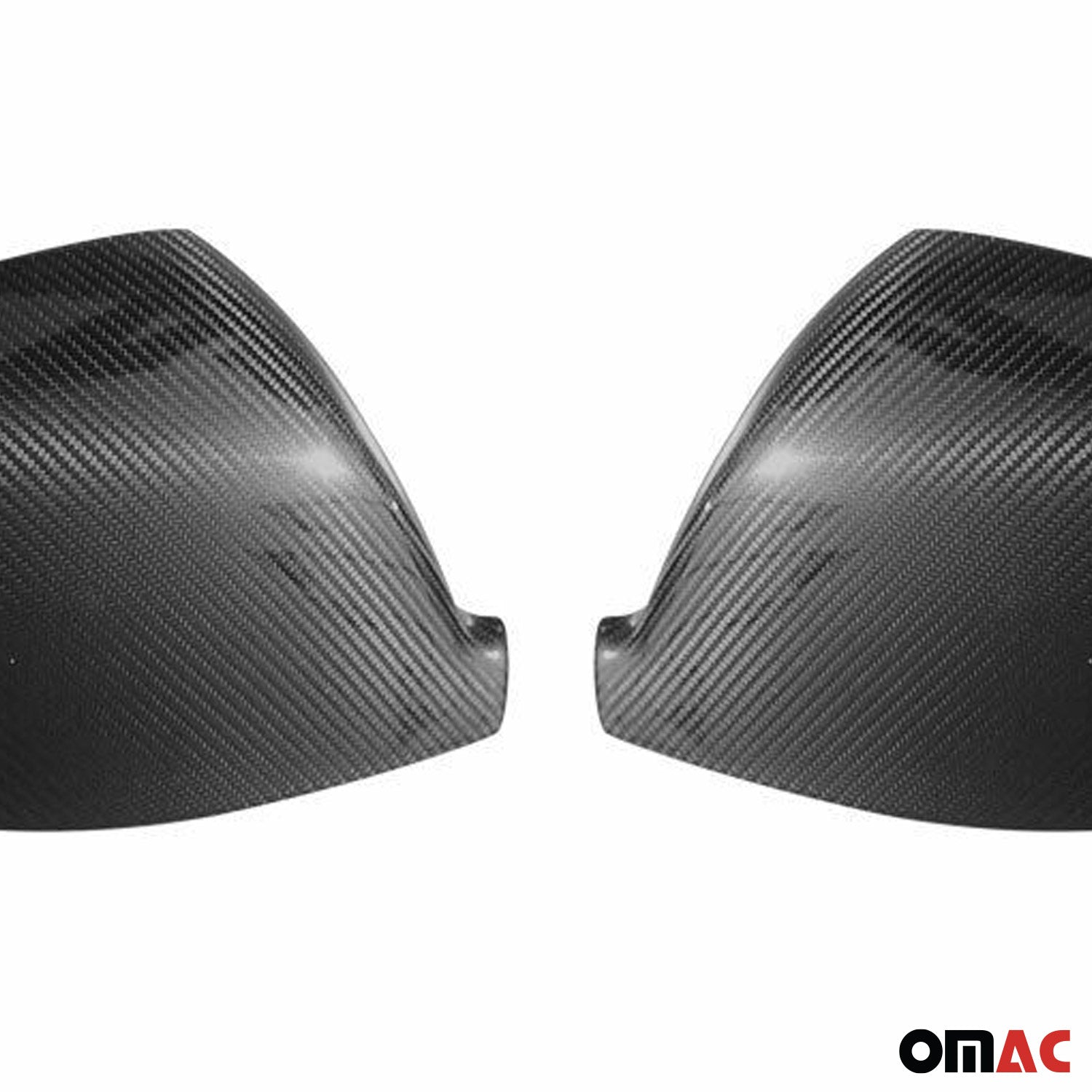 2010-2016 Volkswagen Amarok Side Mirror Cover Caps Carbon Fiber Black 2Pcs