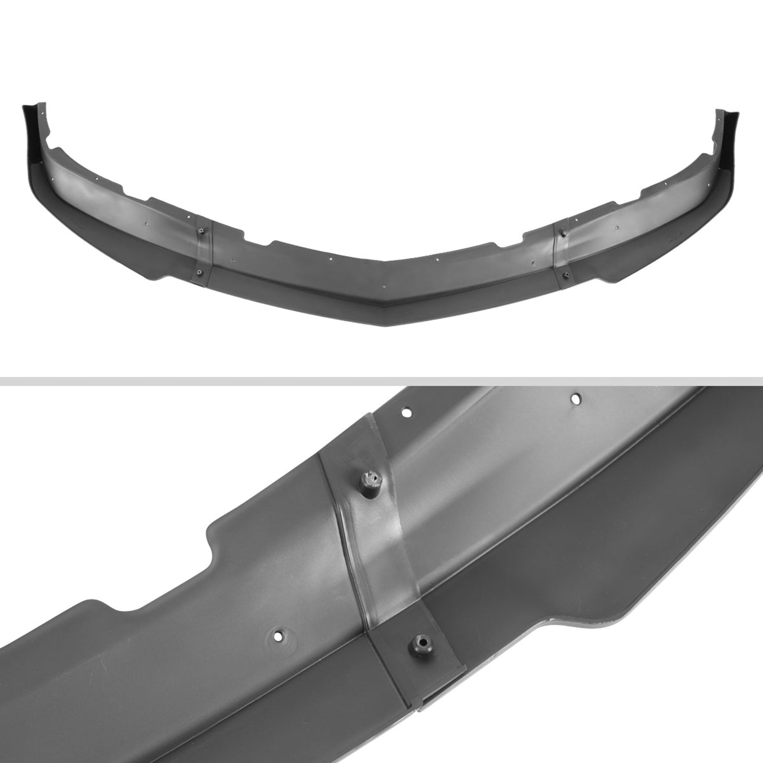 2011-2014 Dodge Charger Matte Black 3Pcs Front Bumper Lip Splitter Kit