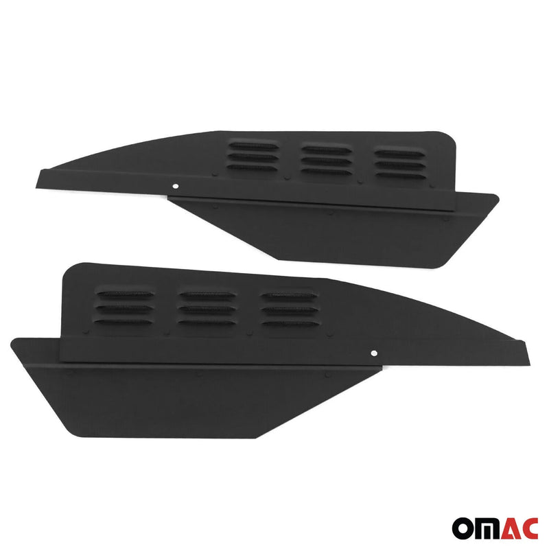 2016-2024 Mercedes Metris Car Ventilation Window Air Vent Aluminium Black 2Pcs