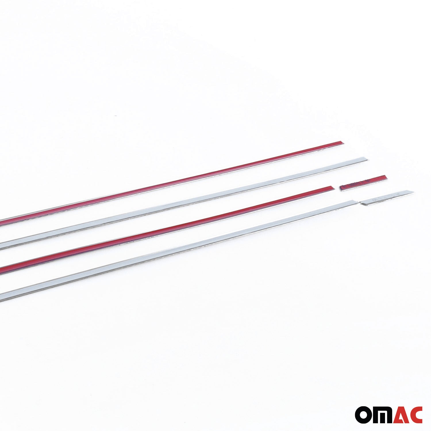 2022-2024 Volkswagen Golf MK8 Window Molding Trim Streamer Silver 6Pcs Stainless Steel