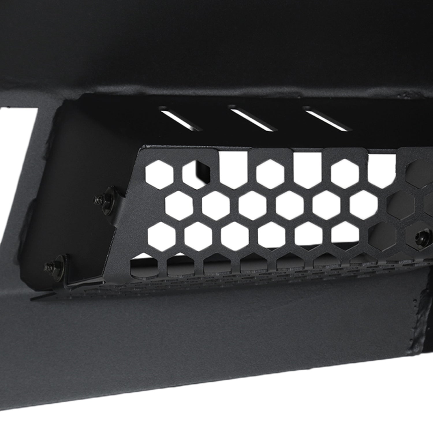 2014-2015 Chevy Silverado 1500 Heavy Duty Steel Front Bumper LED Light Ports