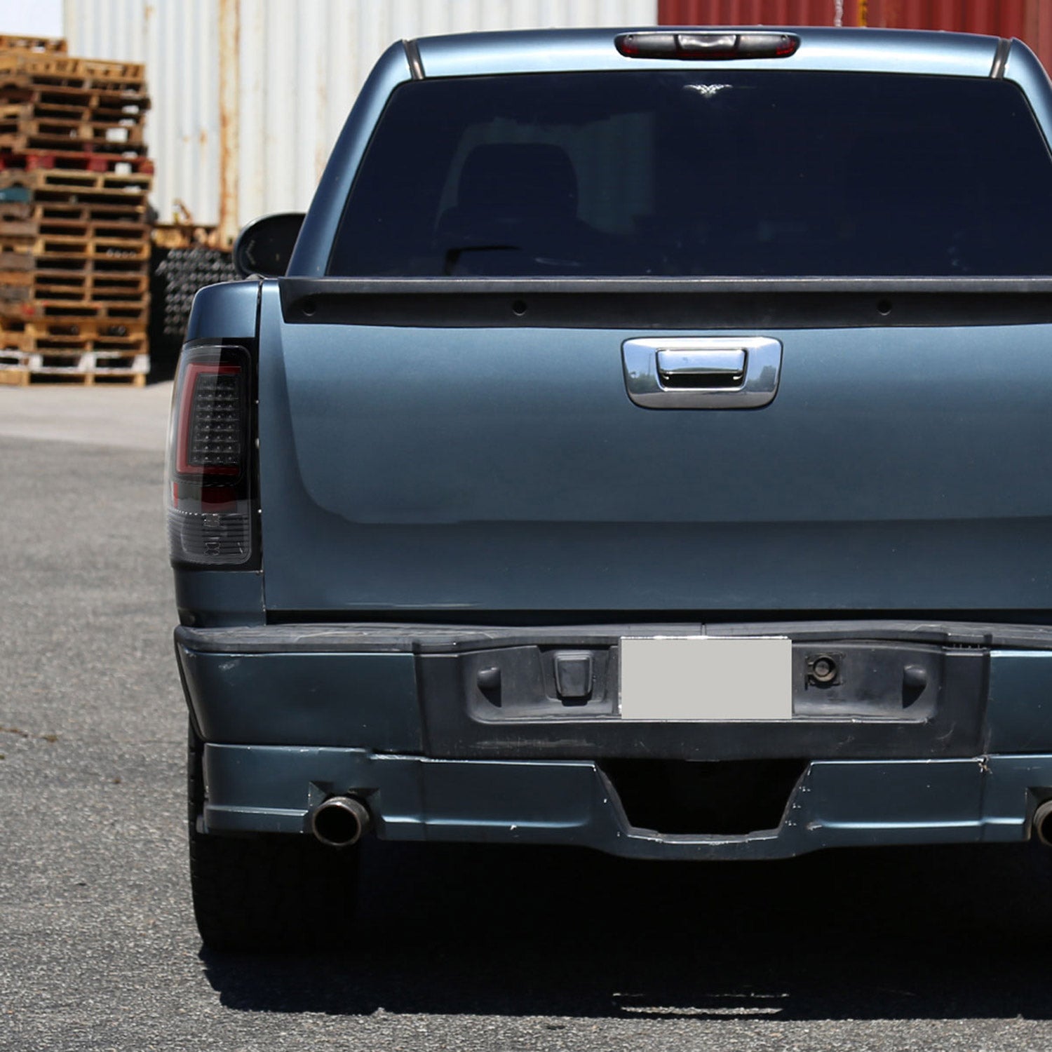 2007-2013 GMC Sierra 1500 2500HD 3500HD C-Bar LED Tail Lights Jet Black