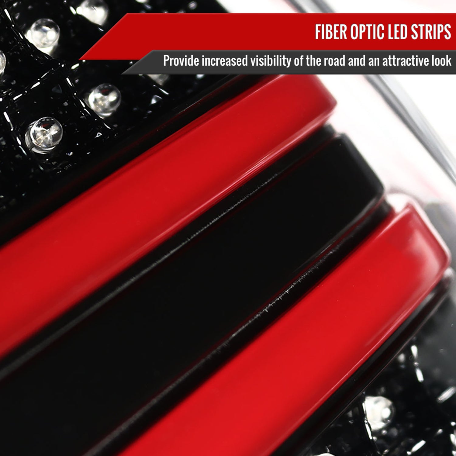 2006-2011 Mercedes Benz W164 ML Class LED Tail Lights Jet Black/Clear Lens