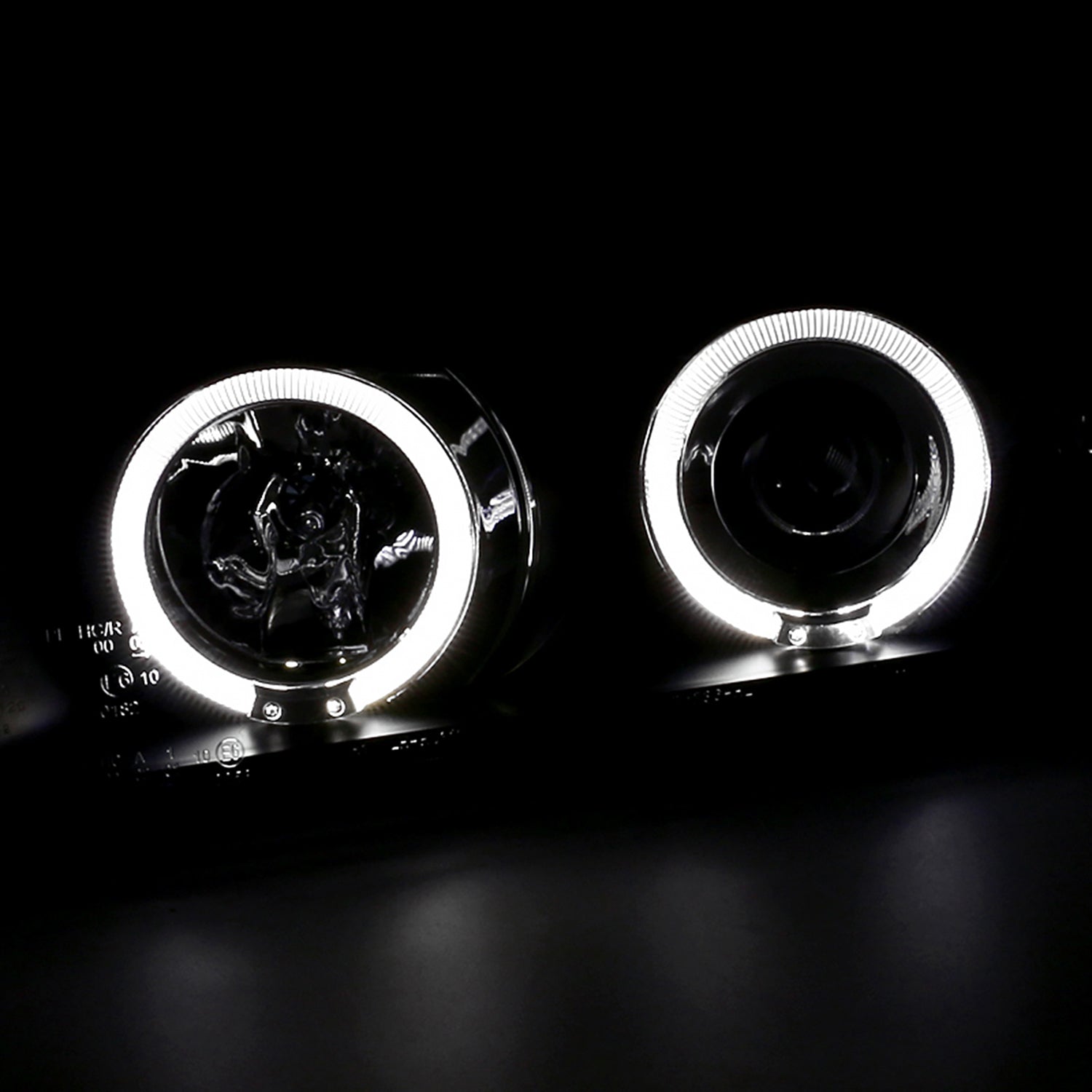 1992-1998 BMW E36 3 Series Coupe/Sedan Dual Halo Projector Headlights Black