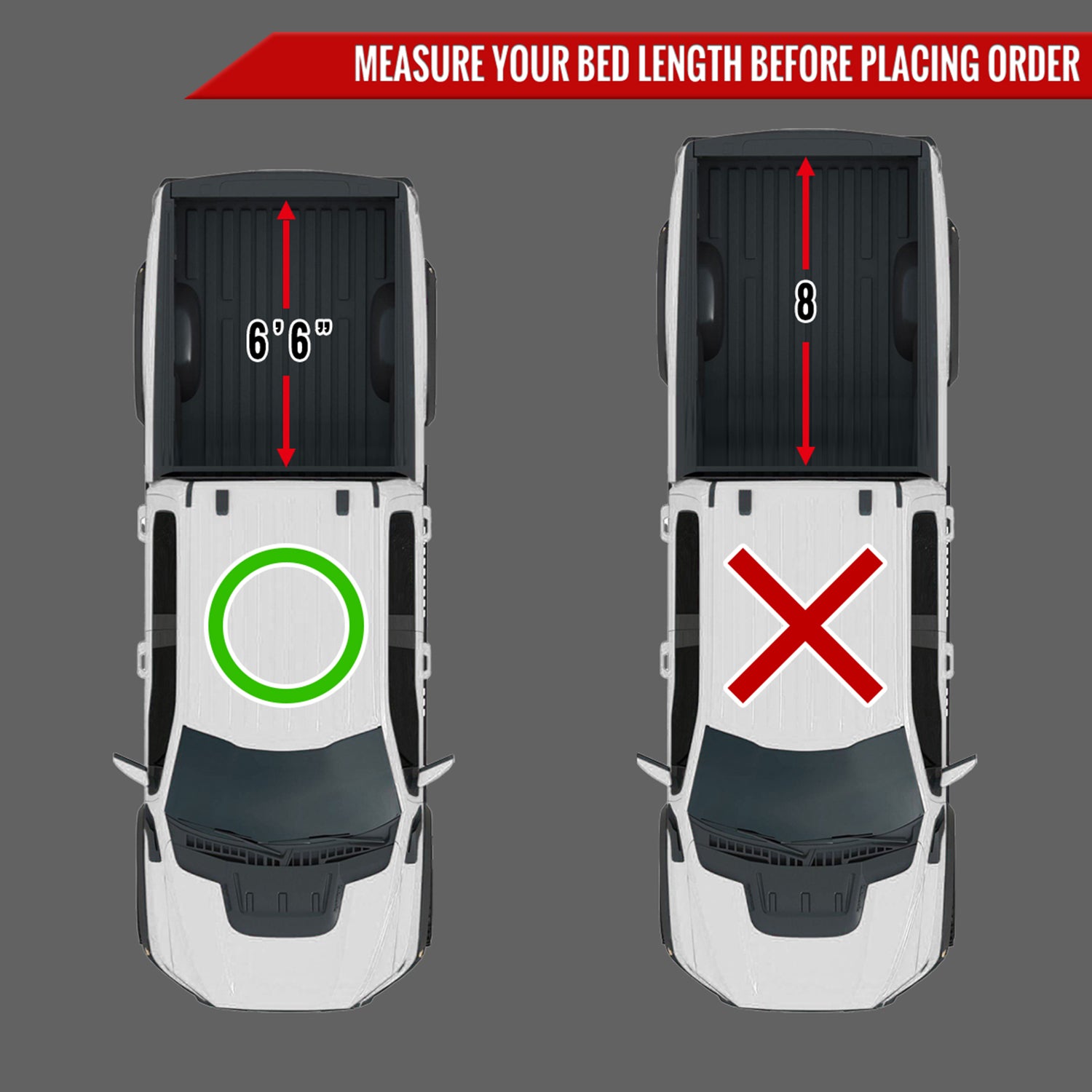 1999-2007 Chevy Silverado / GMC Sierra 6'6" Bed Soft Quad-Fold Tonneau Cover