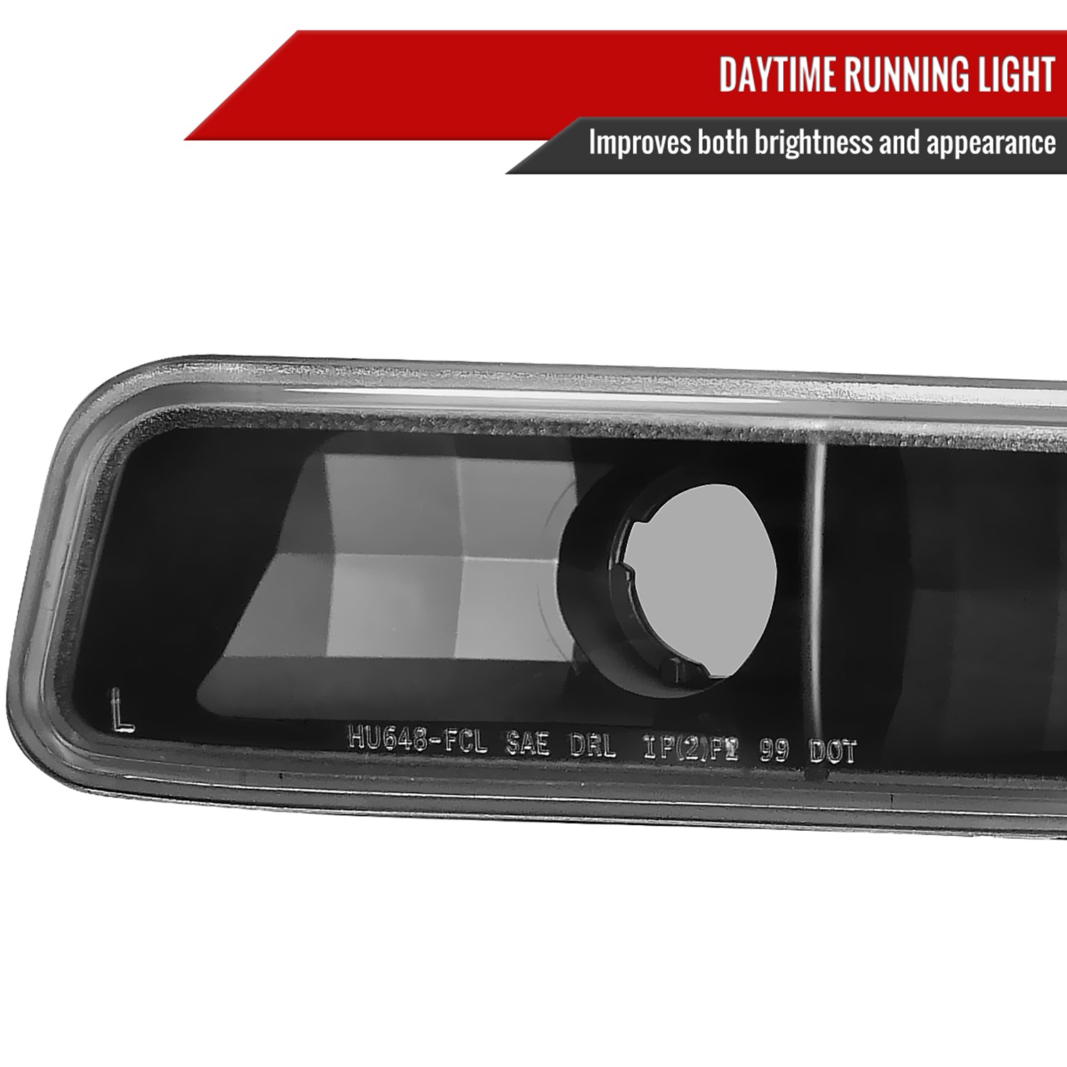 1999-2006 GMC Sierra/Yukon XL/SLT Dual Halo Headlights&Bumper Lights Black