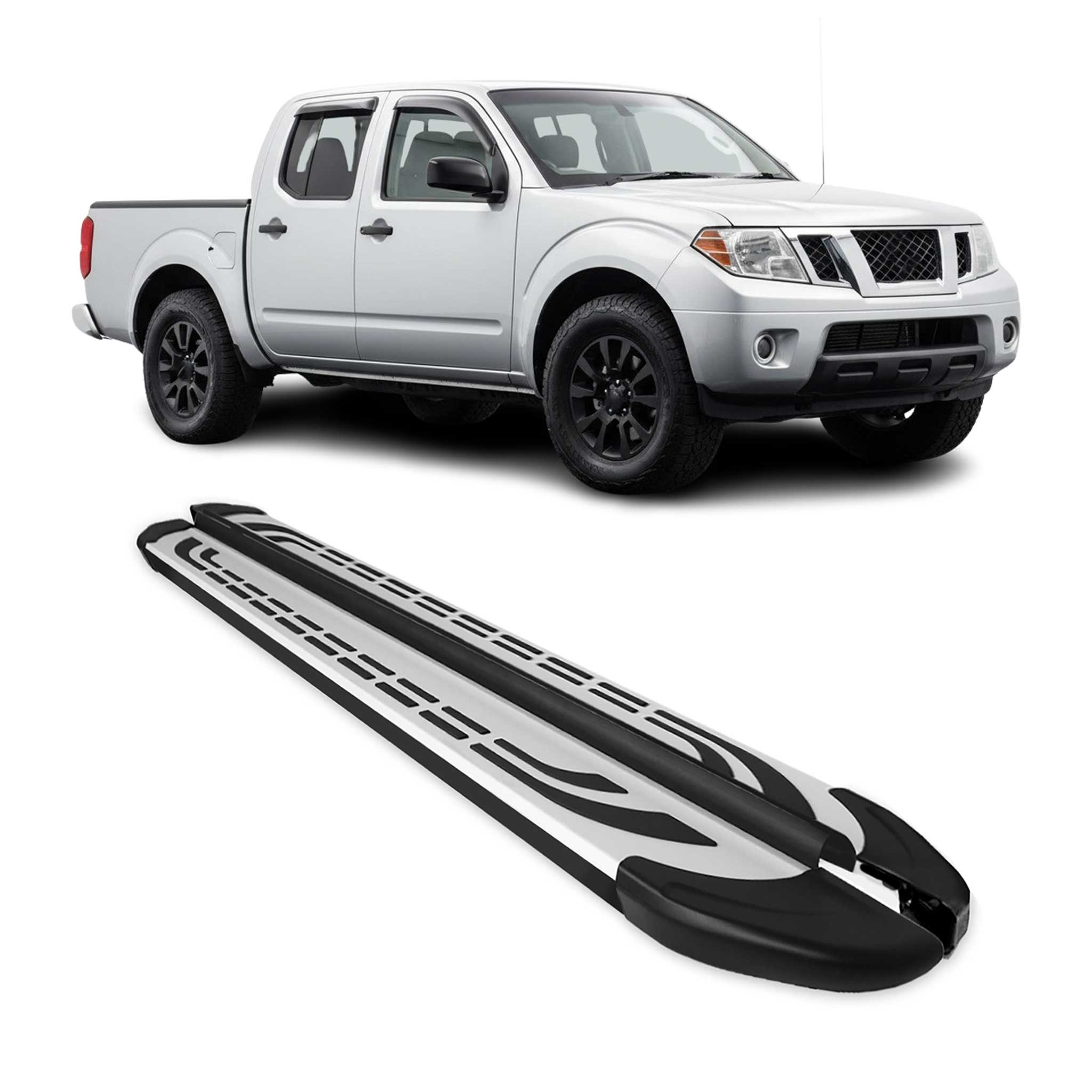 2005-2021 Nissan Frontier Nerf Bar Side Step Running Boards Alu 2x