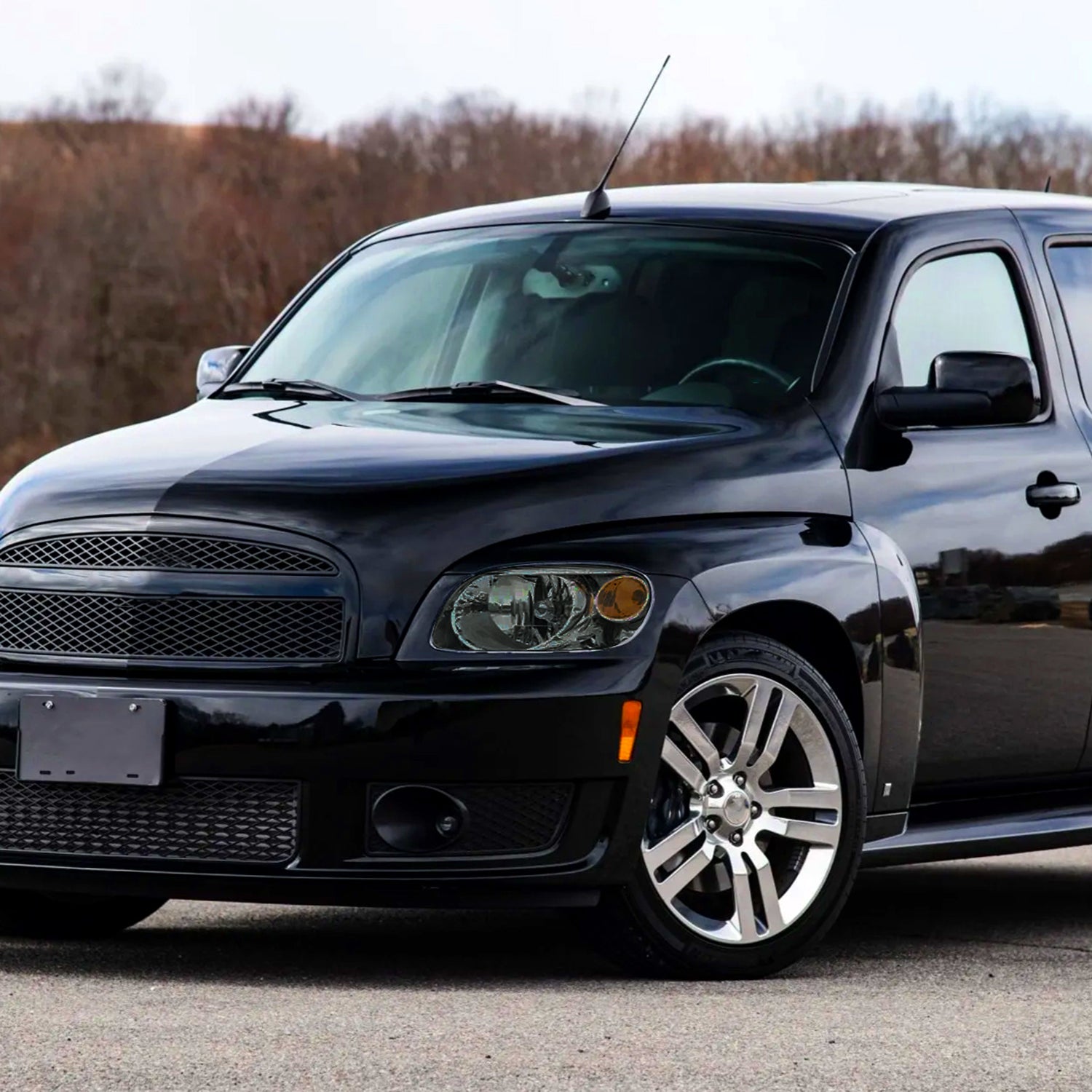 2006-2011 Chevrolet HHR Factory Style Headlights Chrome Housing/Smoke Lens