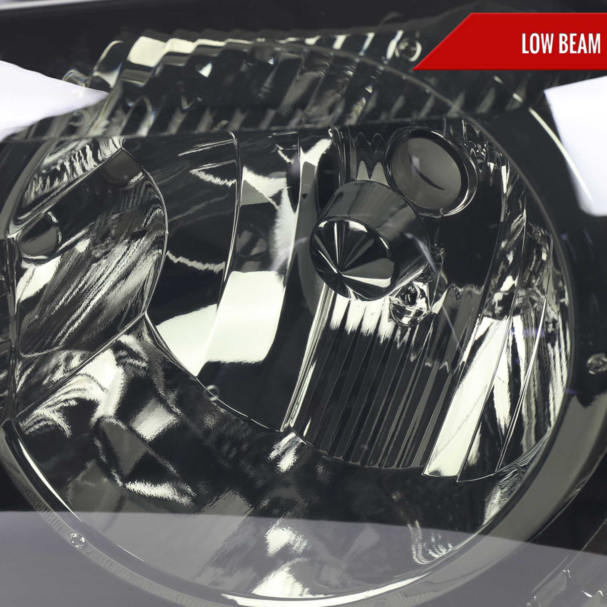 For Toyota Highlander 2001-2003 Factory Style Headlights Chrome Housing Smoked Lens