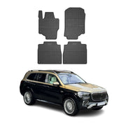 2020-2025 Mercedes GLS Class X167 GLS63 GLS550 Floor Mats Liners Full Set All Weather Rubber