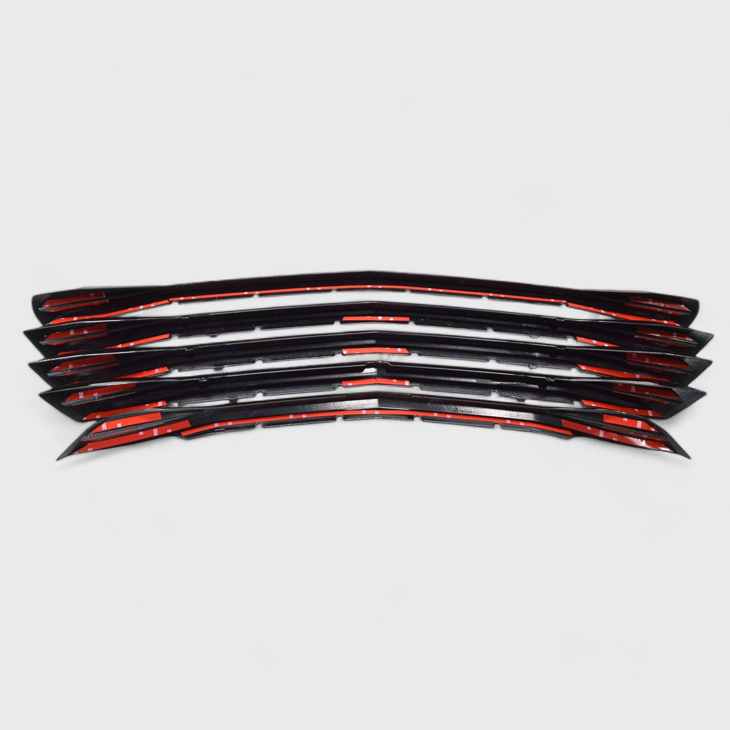 2019-2022 Chevrolet Blazer Grille Overlay Gloss Black 5Pcs ABS Plastic