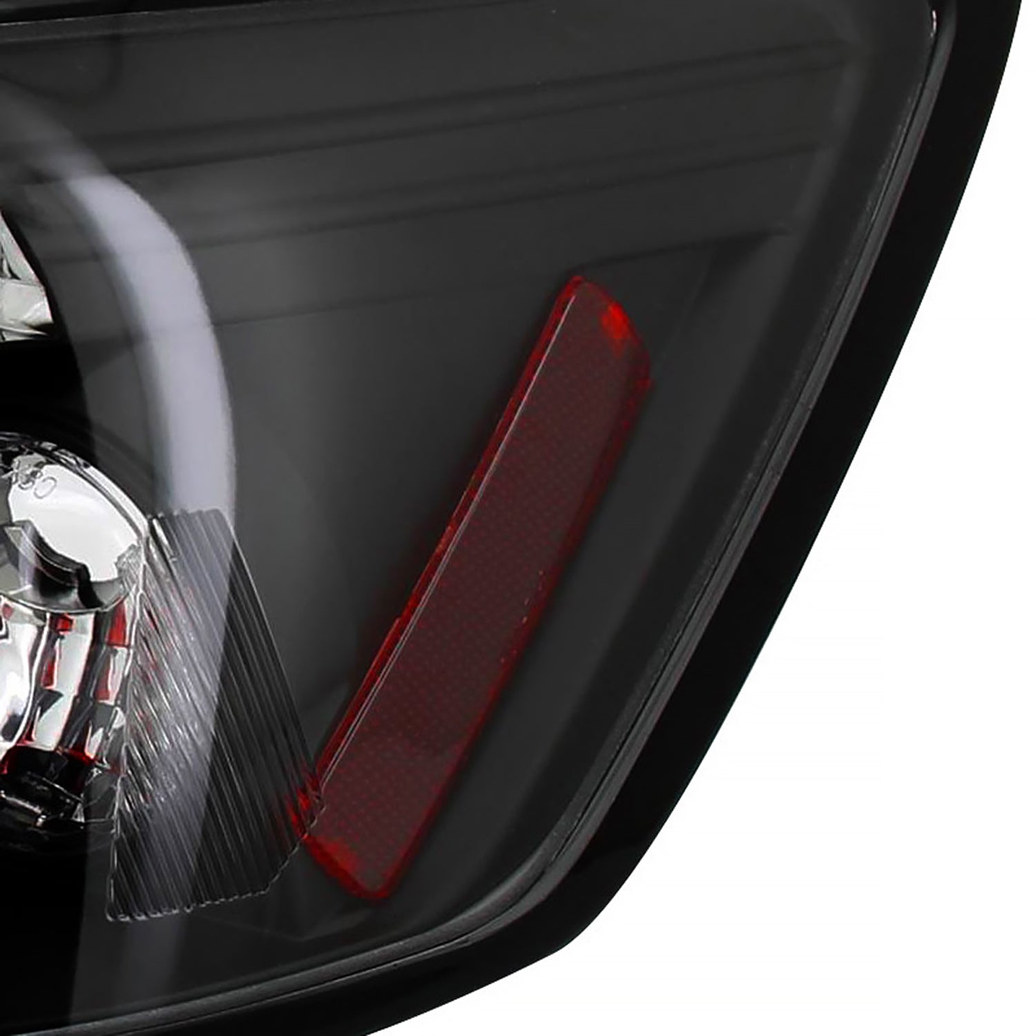 2006-2011 Honda Civic Coupe Tail Lights Matte Black Housing/Clear Lens
