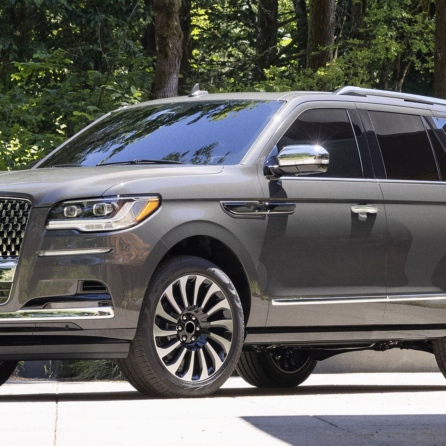 2018-2025 Ford Expedition / Lincoln Navigator Door Handle Cover Chrome 4Pcs ABS Plastic