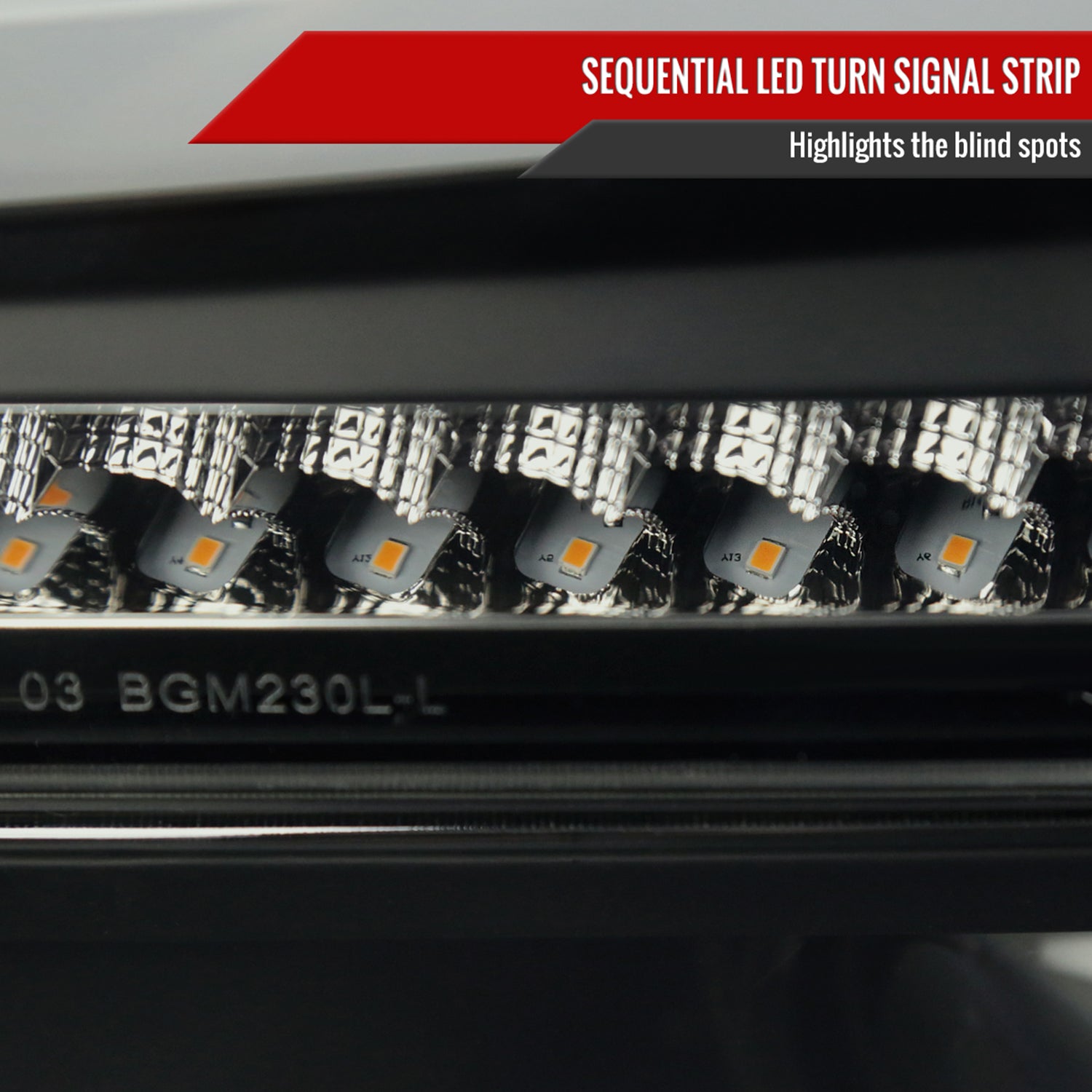 2004-2012 Chevy Colorado/GMC Canyon LED Headlights&Corner Lamp Smoke