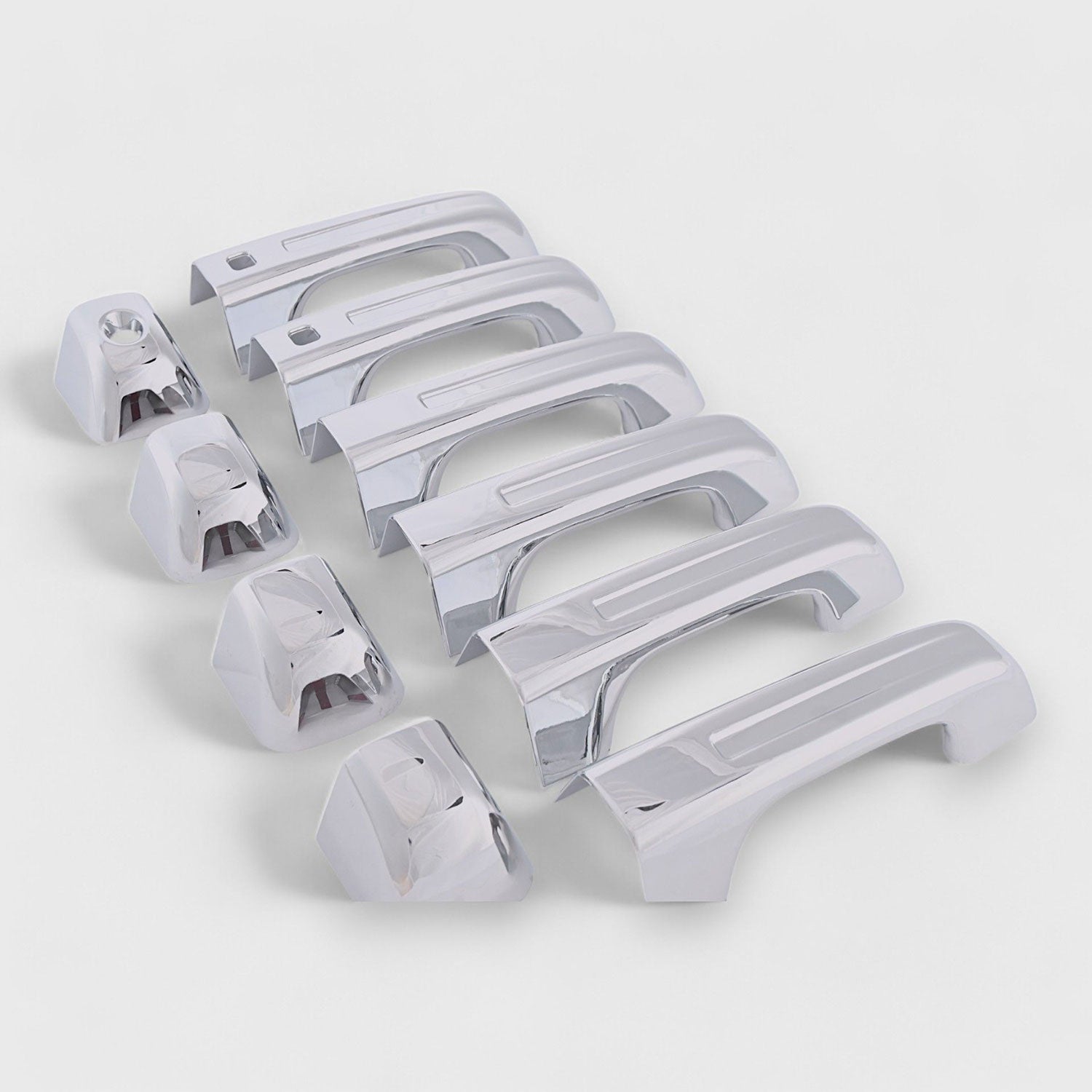 2019-2023 RAM RAM 2500/3500 Door Handle Cover Chrome 10Pcs ABS Plastic