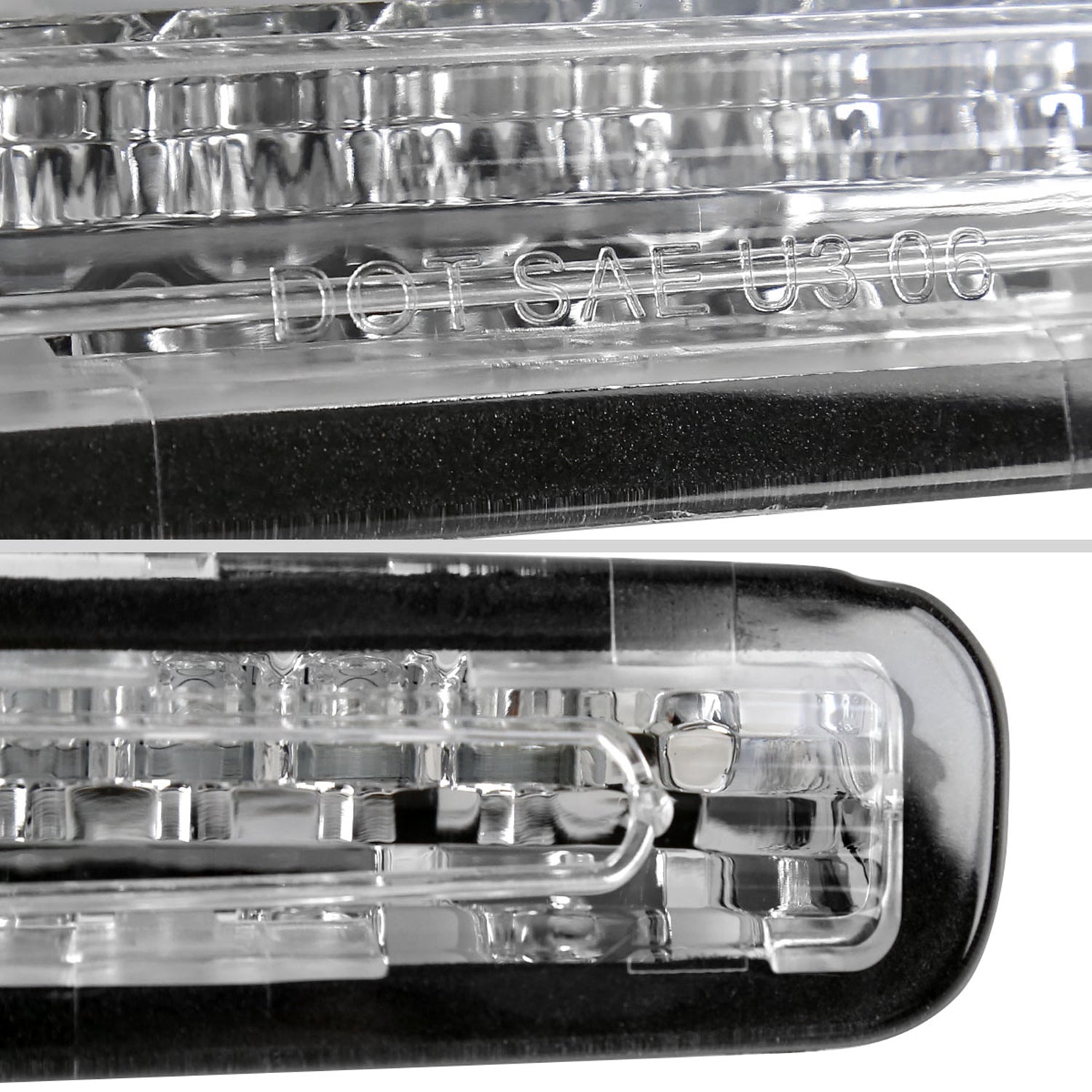 2005-2009 Ford Mustang LED 3rd Brake Light Chrome Housing/Clear Lens