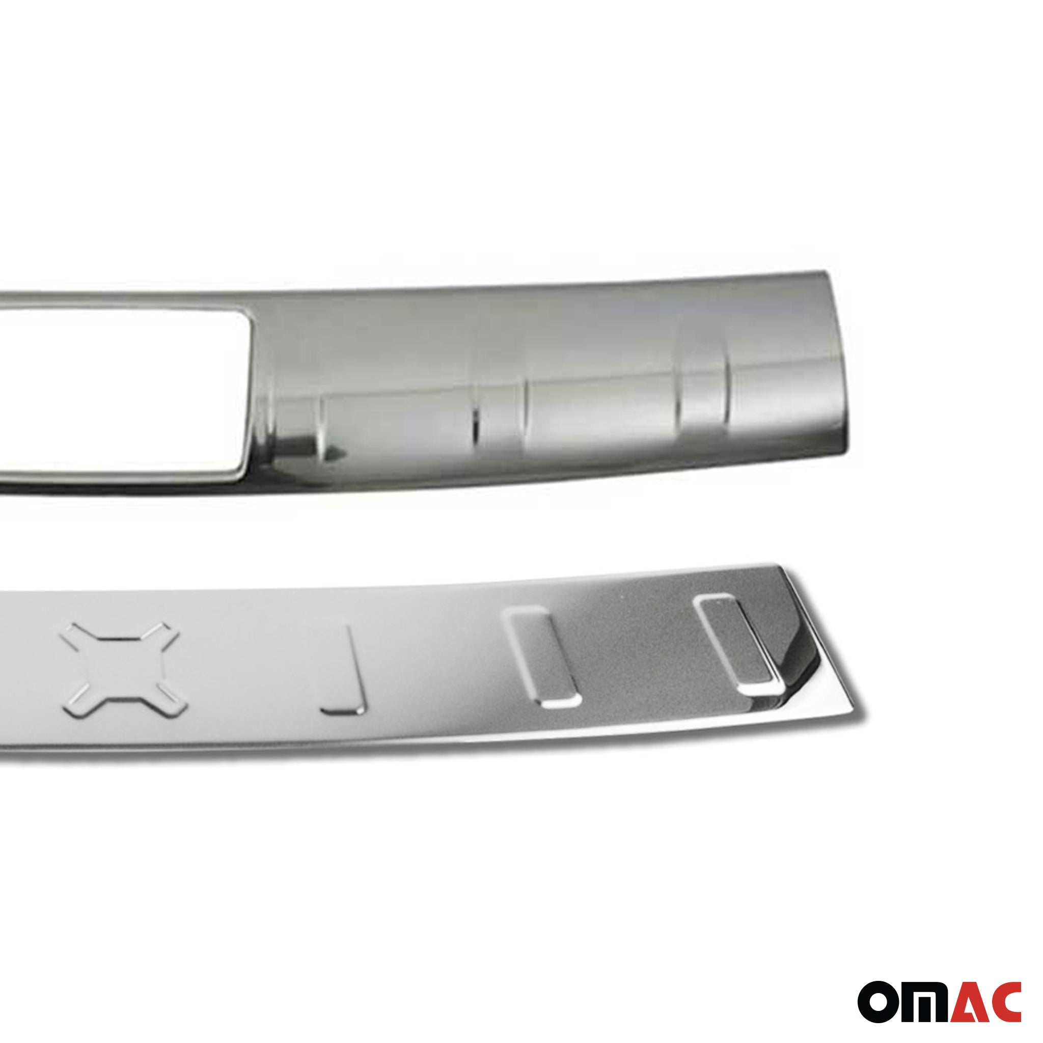 Rear Bumper Guard & Trunk Sill Cover Set for Jeep Renegade 2015-23 S.Steel Gloss