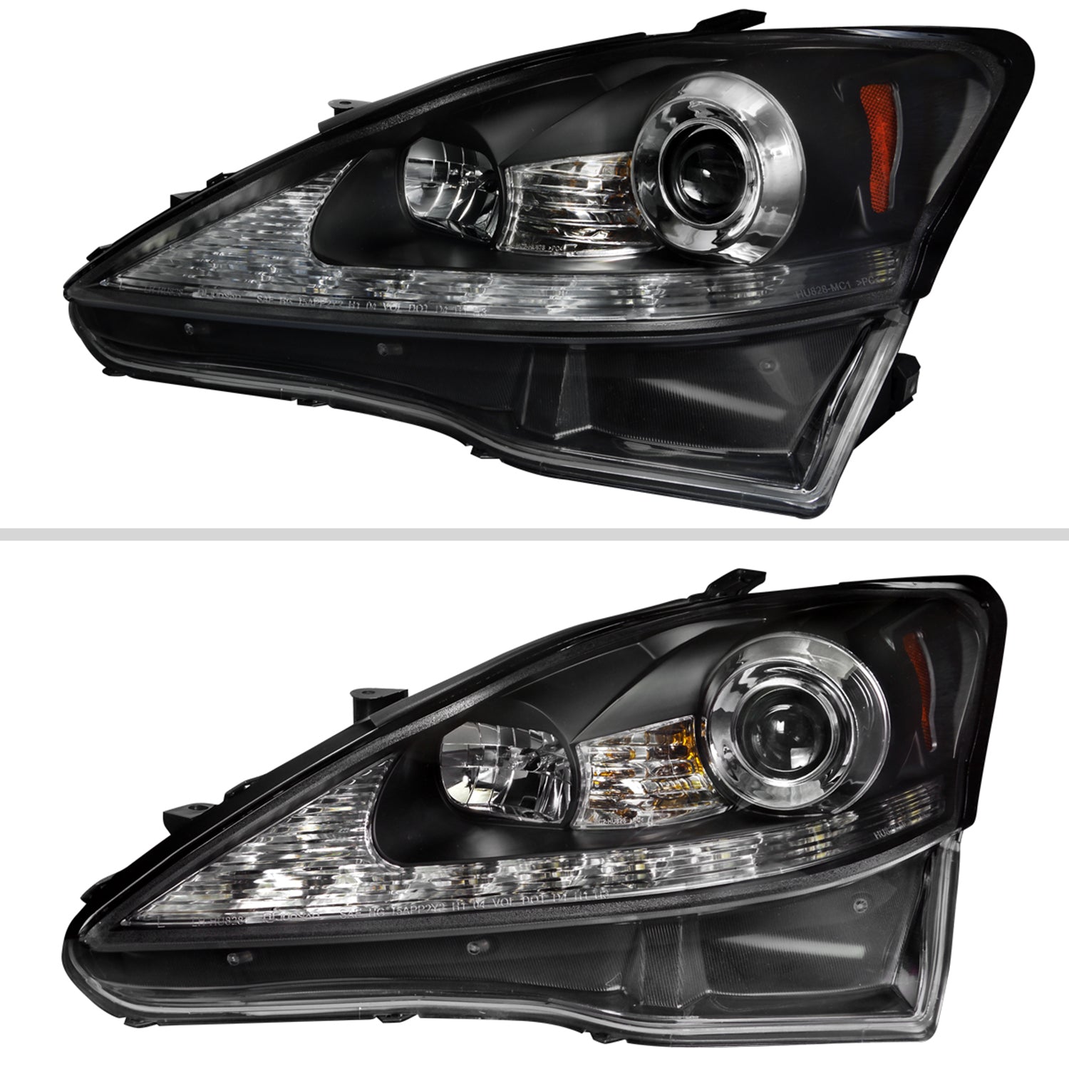 2006-2010 Lexus IS250/IS350 LED Light Headlights LED Signal Lights Black