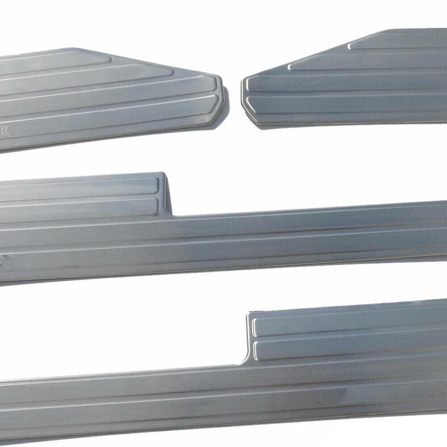 2010-2020 VW Amarok Door Sill Scuff Plate Scratch Protector Stainless Steel Brushed