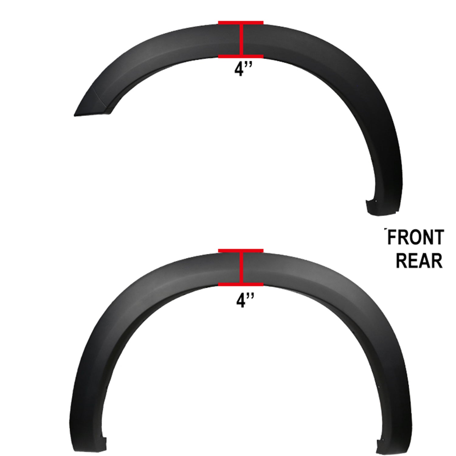 2010-2017 Dodge RAM 2500/3500 Smooth Factory OE Style Fender Flares