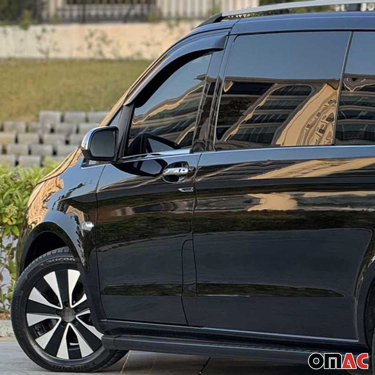 2016-2024 Mercedes Metris Car Door Handle Cover Protector Stainless Steel 8x