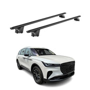 2024-2026 Lincoln Nautilus Roof Rack Cross Bars Luggage Carrier Alu Black 2x