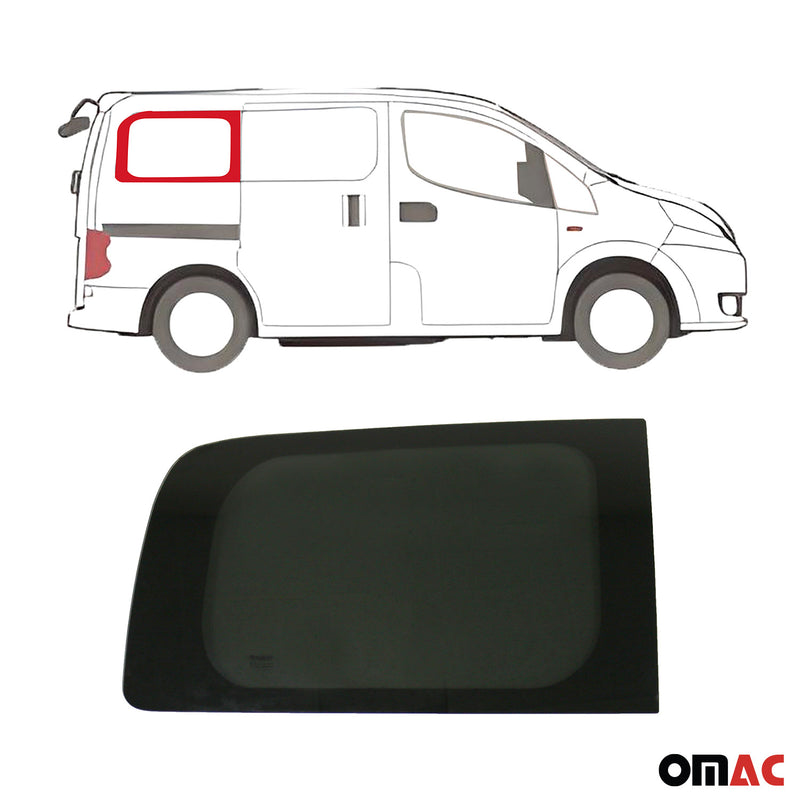 2013-2021 Nissan NV200 Window Glass Rear Right Side Black L1 Short