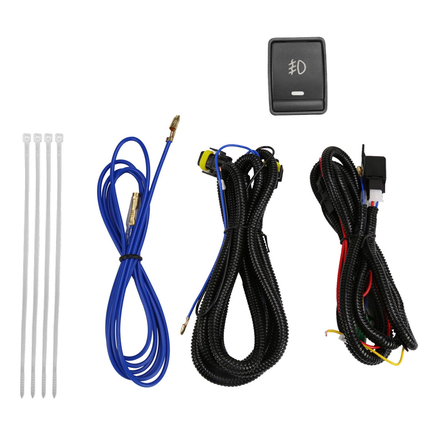 2017-2018 Nissan Rogue H8 Fog Lights Kit Chrome Housing/Clear Lens