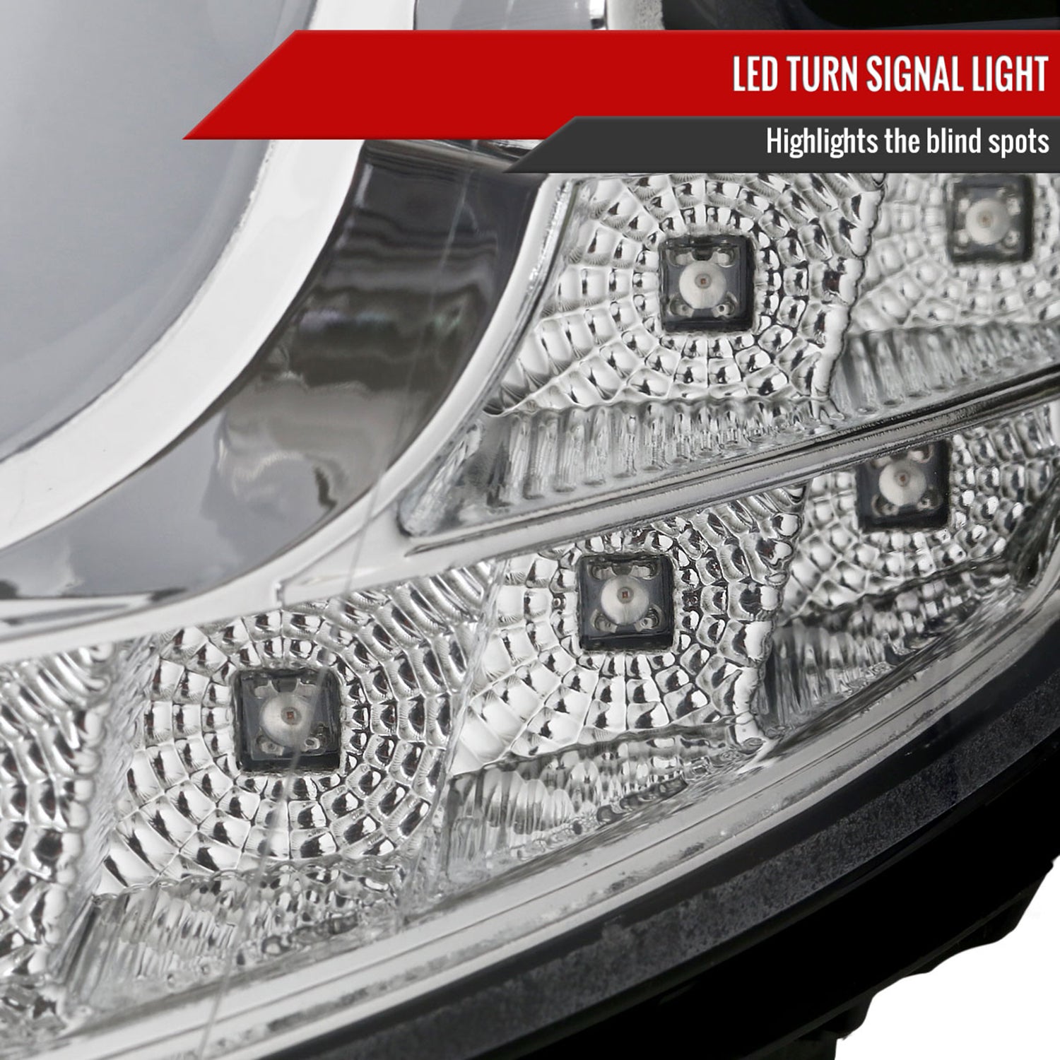 2015-2020 Chevy Tahoe Suburban/ 3500HD LED C-Bar Headlights LED Signal Chrome