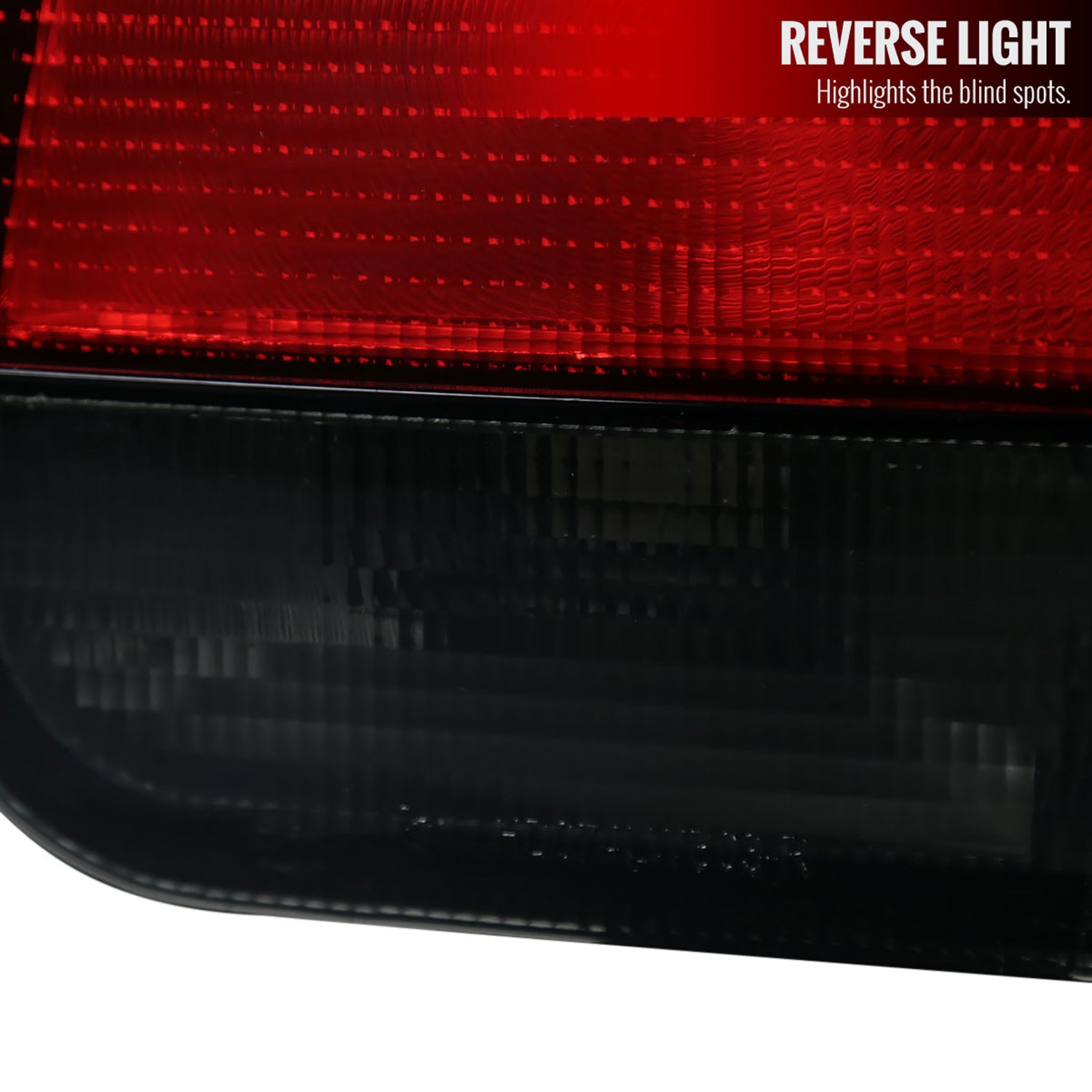 1996-2000 Honda Civic Coupe Tail Lights Chrome Housing/Red Smoke Lens