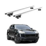 2003-2018 Porsche Cayenne Roof Rack Cross Bars Silver