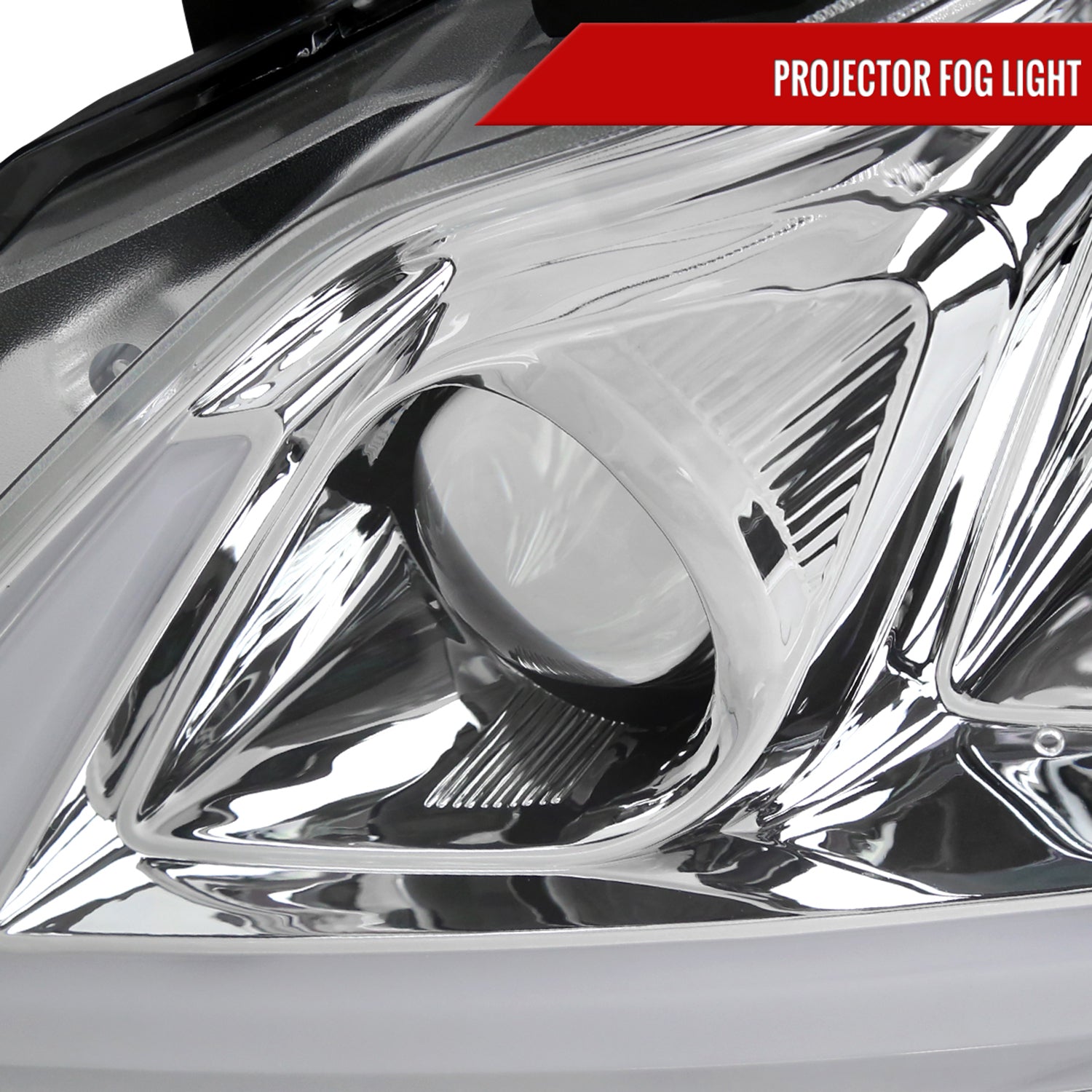 2008-2013 Infiniti G37/ 2014-2015 Q60 LED Signal Headlights Chrome Glossy Black