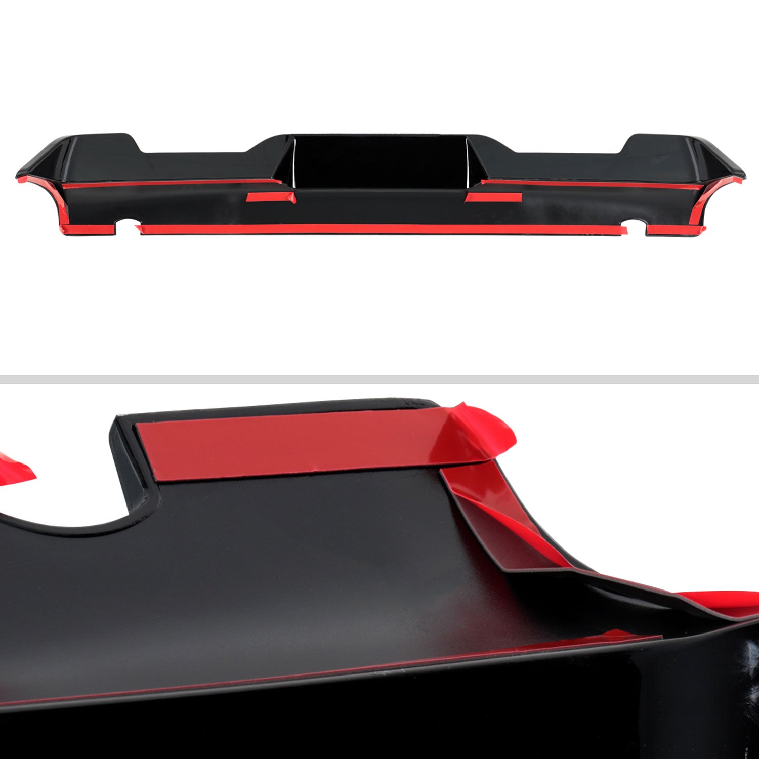 2015-2020 Ford F-150 1PC Rear Roof Glossy Black Truck Spoiler Wing