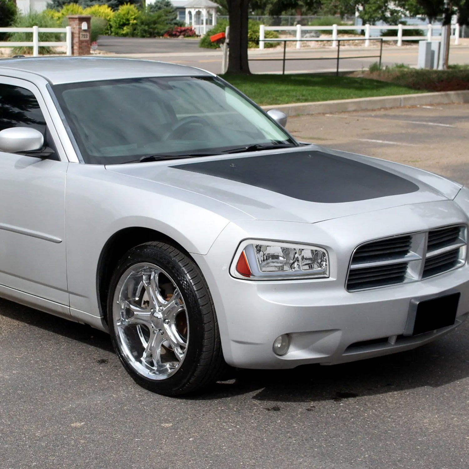 2006-2010 Dodge Charger Sequential LED Bar Factory Headlights Chrome