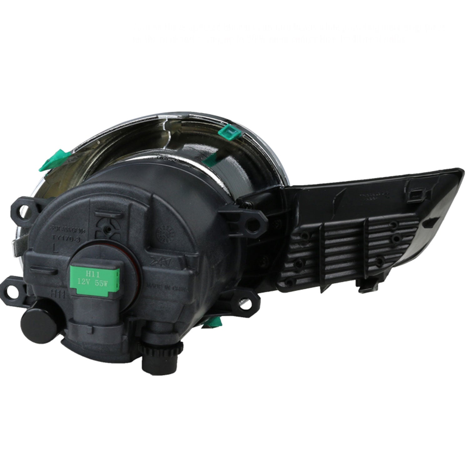 2008-2011 Toyota Highlander H11 Fog Lights Kit Chrome Housing/Clear Lens