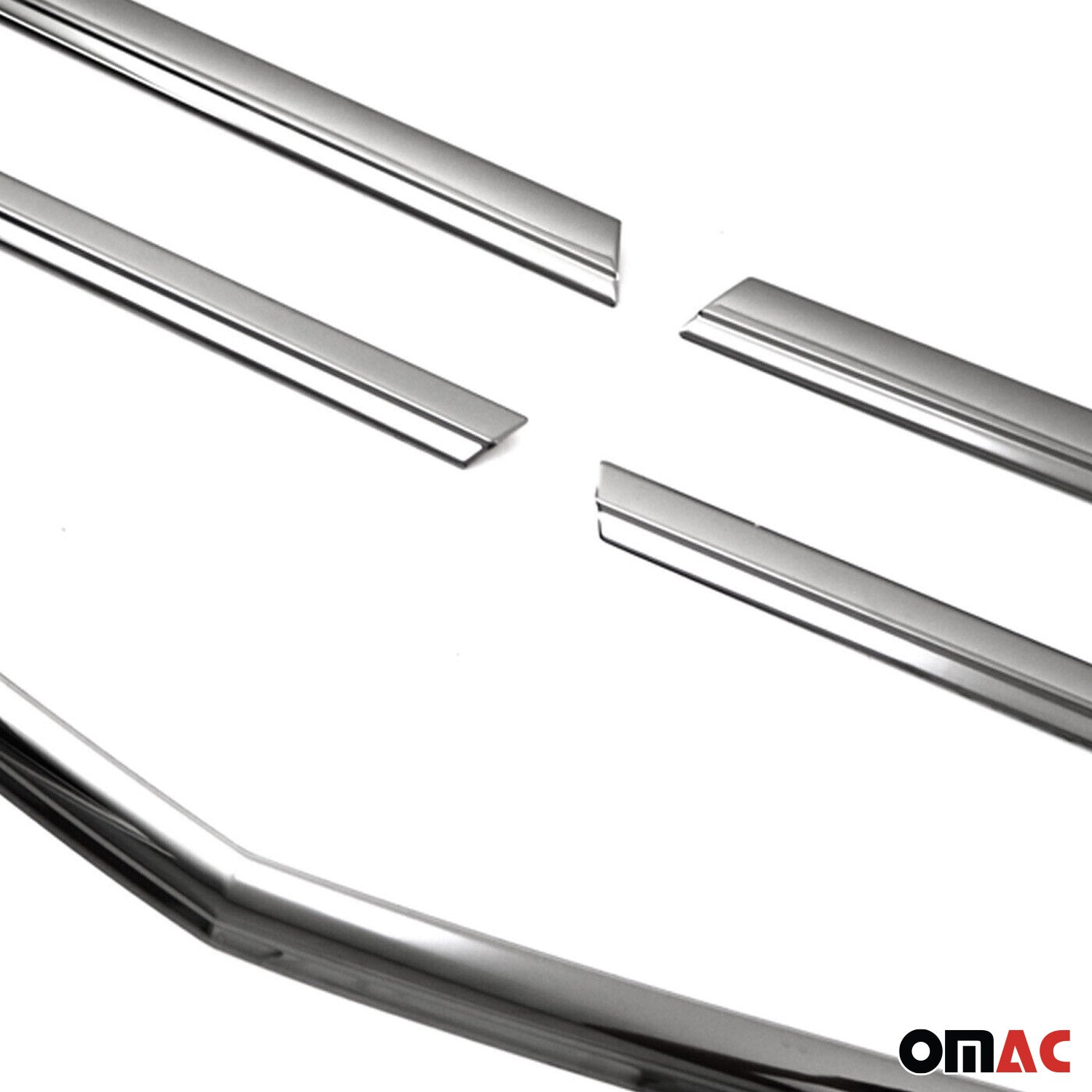 2014-2018 Mercedes Sprinter W906 Front Bumper Grill Trim Stainless Steel Dark 5x