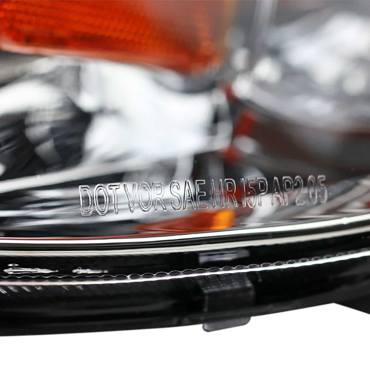 2005-2010 Chevy Cobalt Pontiac Pursuit/G5 Crystal Headlights Amber Reflector