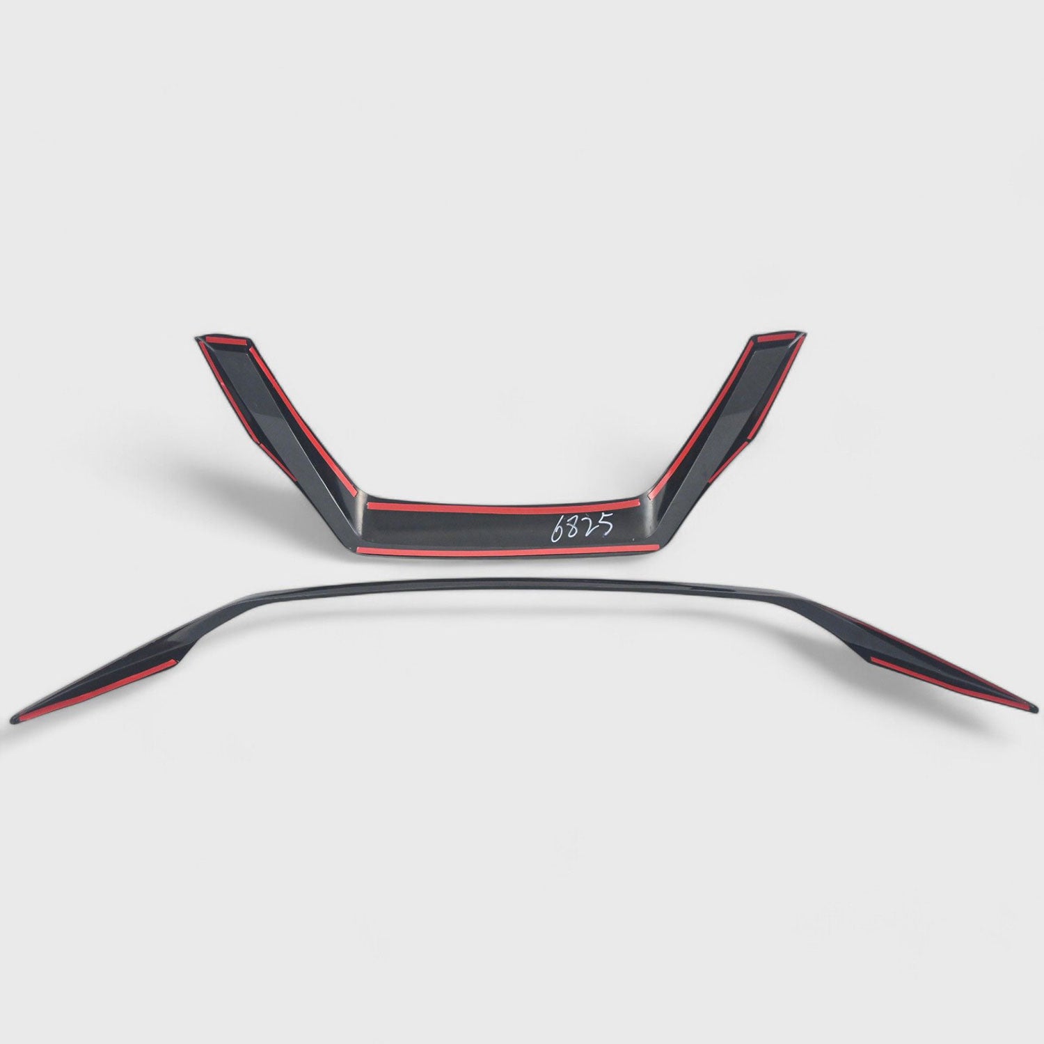 2019-2023 Nissan Maxima Grille Overlay Gloss Black 2Pcs ABS Plastic