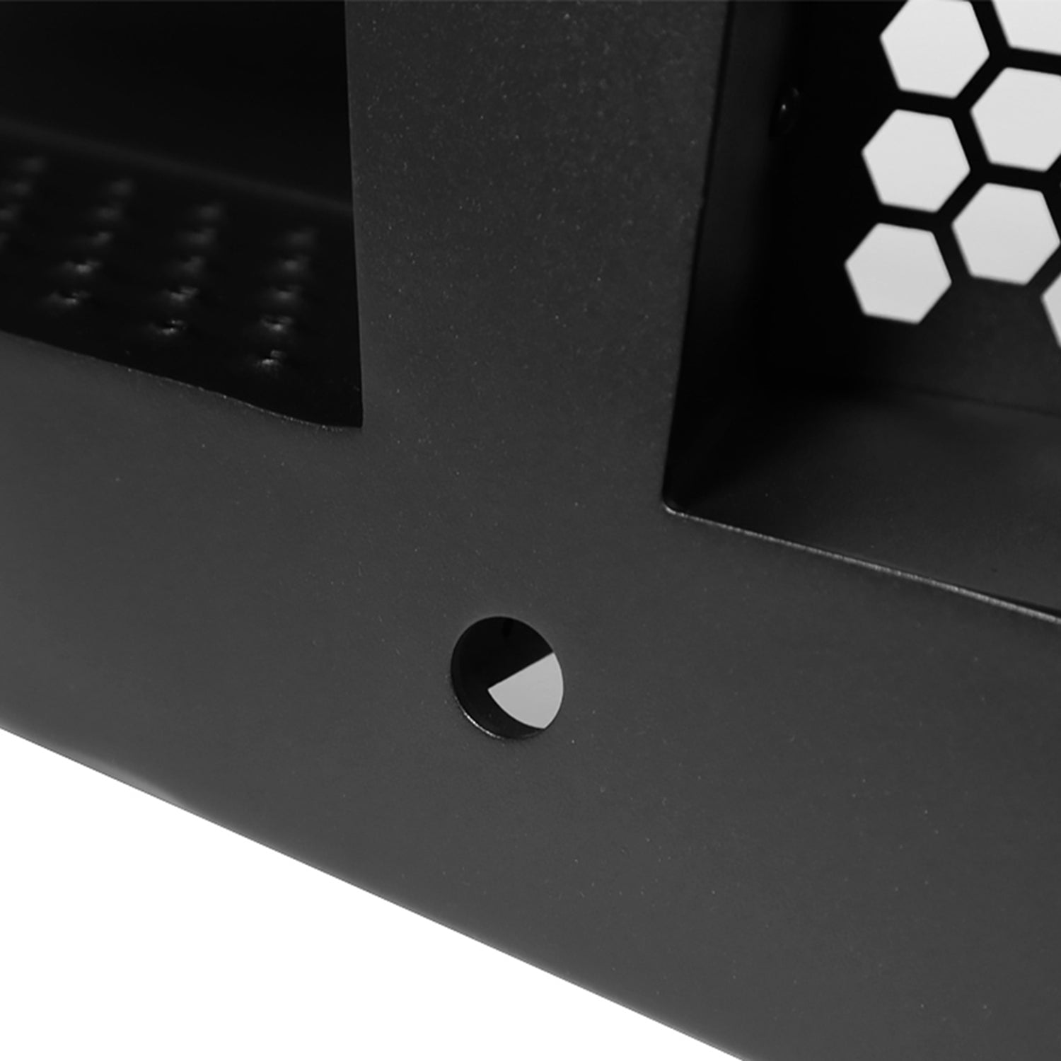 1999-2016 Ford F-250/F-350 Black Heavy Duty Steel Rear Step Bumper