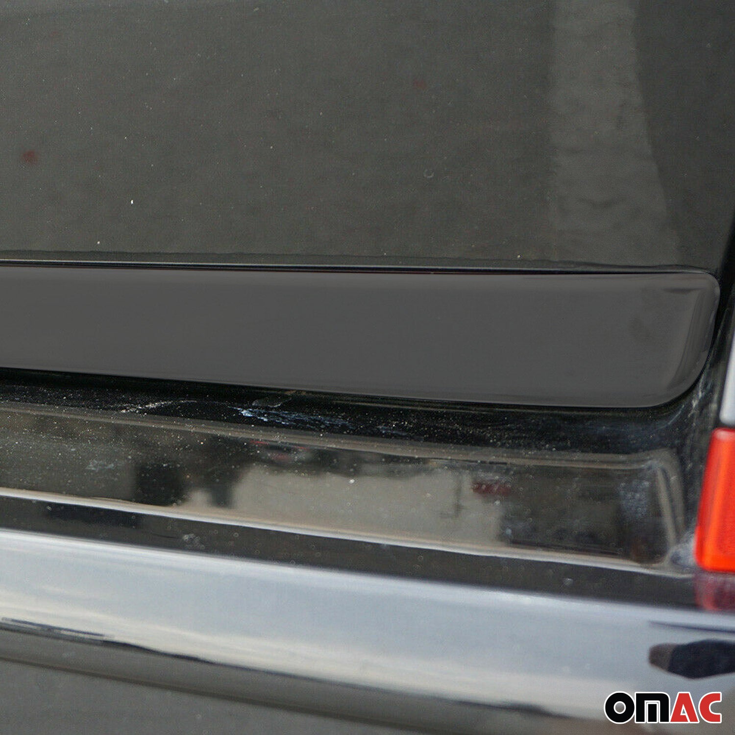 Rear Trunk Molding Trim for VW T5 Transporter 2003-2015 Stainless Steel Dark 1Pc