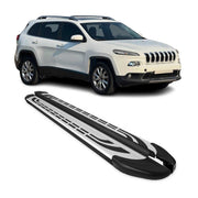 2014-2023 Jeep Cherokee Nerf Bar Side Step Running Boards Alu 2x
