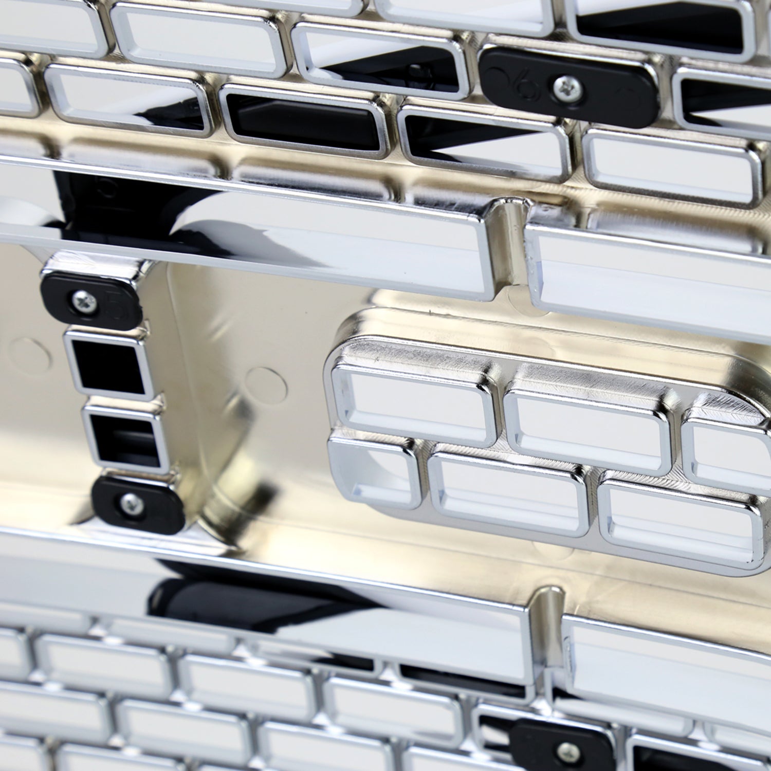 2009-2014 Ford F-150 Chrome Raptor Style Mesh Grille with LED Light Bar