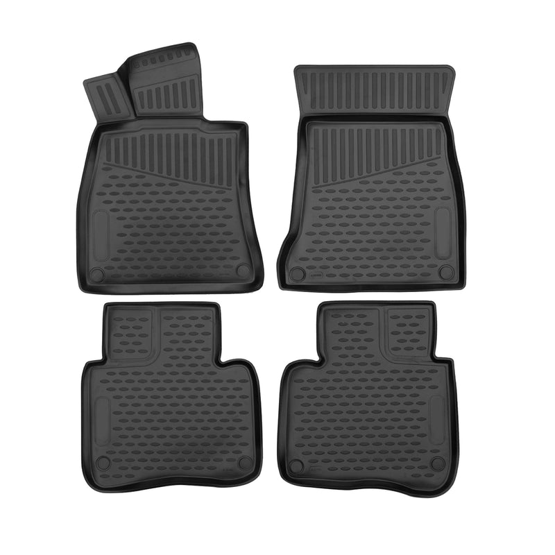 2014-2020 Mercedes S Class W222 Floor Mats Liners Full Set All Weather Black