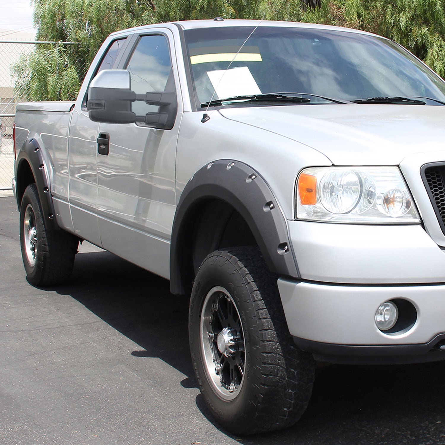 2004-2006 Ford F-150 Chrome Heated Towing Mirrors Smoke Lens & Turn Signal